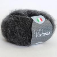 Пряжа SEAM VIRGINIA ( 06  графит) Состав: 30% мохер 40% акрил 30% нейлон; 25г/225м