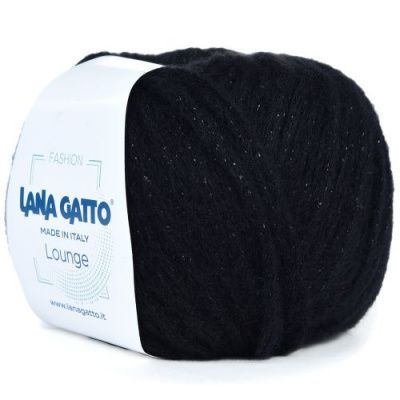 Пряжа Lana Gatto Lounge (30500); Состав: 46% Хлопок, 34% Шерсть, 8% Полиамид, 12% Металлизированная нить / 50 гр. - 120 м.