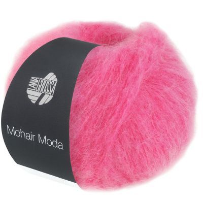 LANA GROSSA MOHAIR MODA (008 пинк), состав: 70% Мохер, 20% Мериносовая шерсть, 10% Полиамид, 50гр/140м